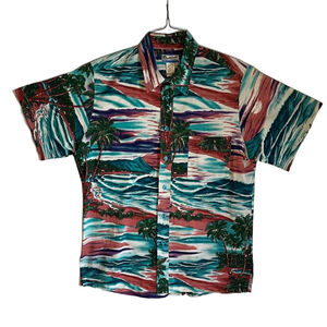 Tropical Print Men's Shirt